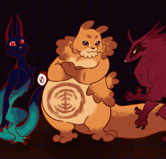 Affectionately called the Rainworld Roundup! This is a full height chart and analysis of characters from the game Rainworld.